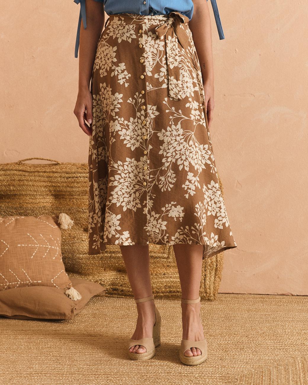 Falda Estampada Saray