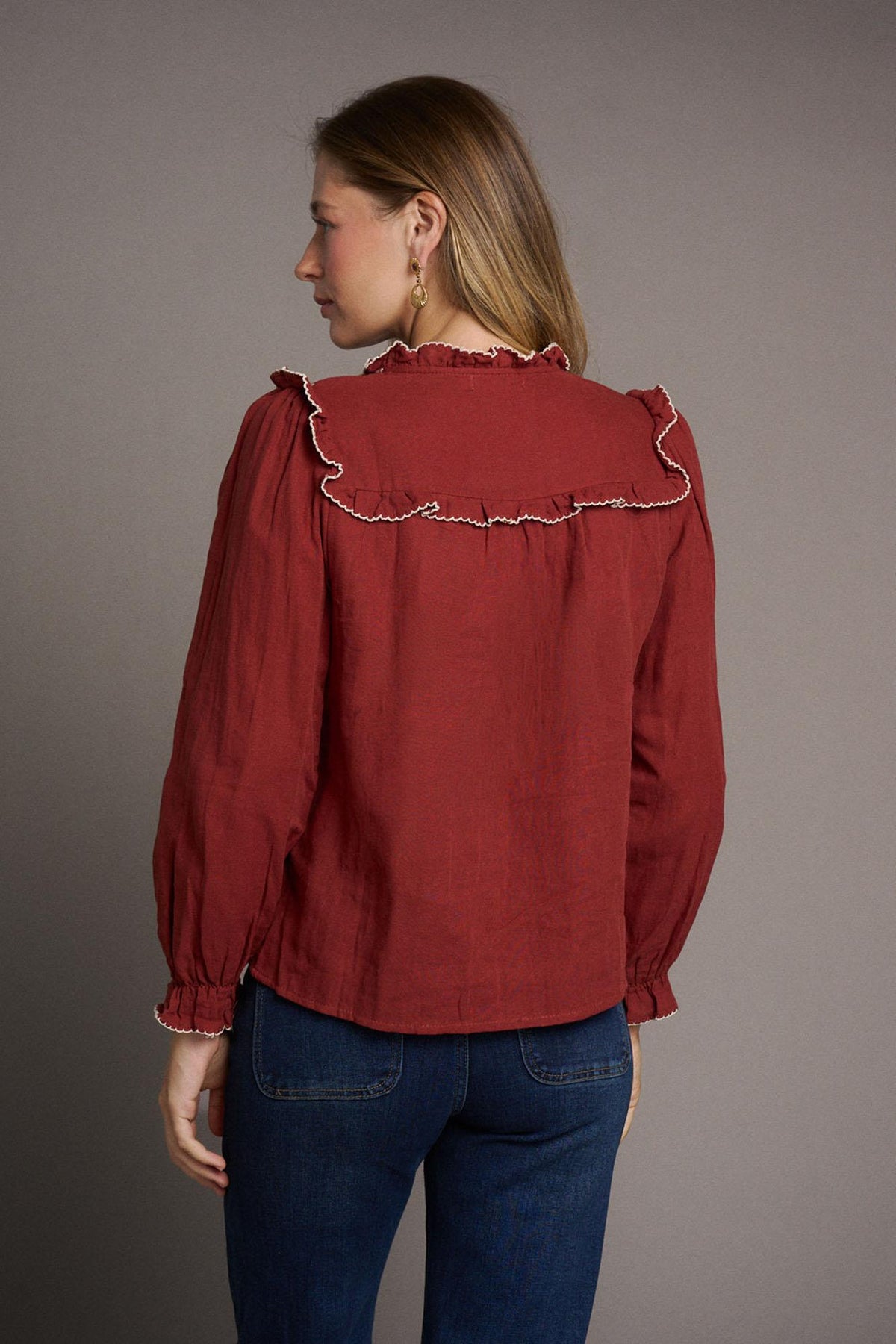 Blusa Estampada Rosa