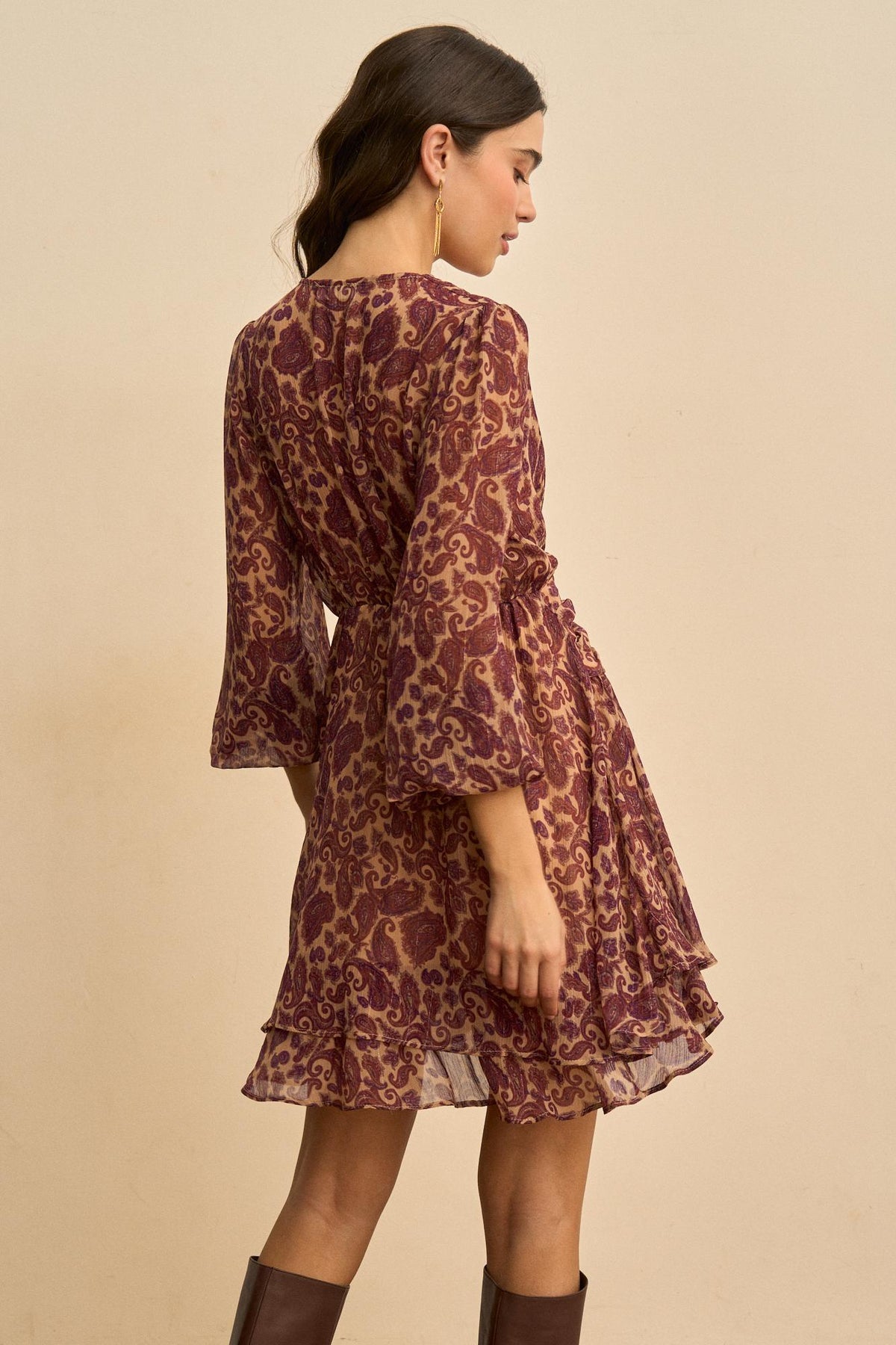 Vestido Corto Estampado Isaline