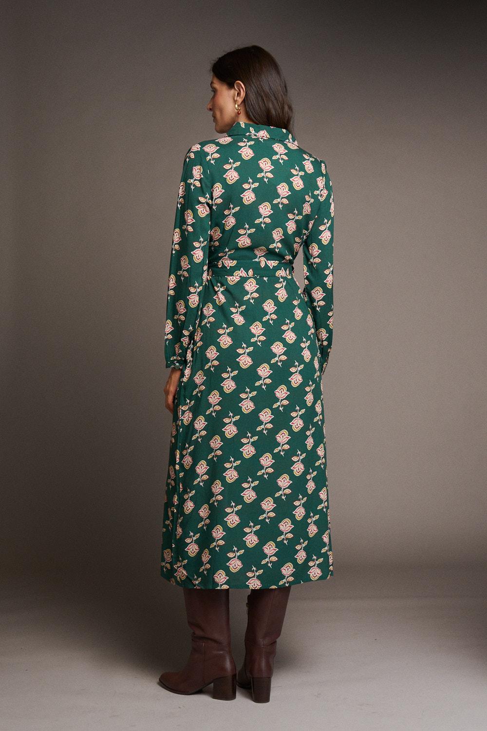 Vestido Midi Floral Maica