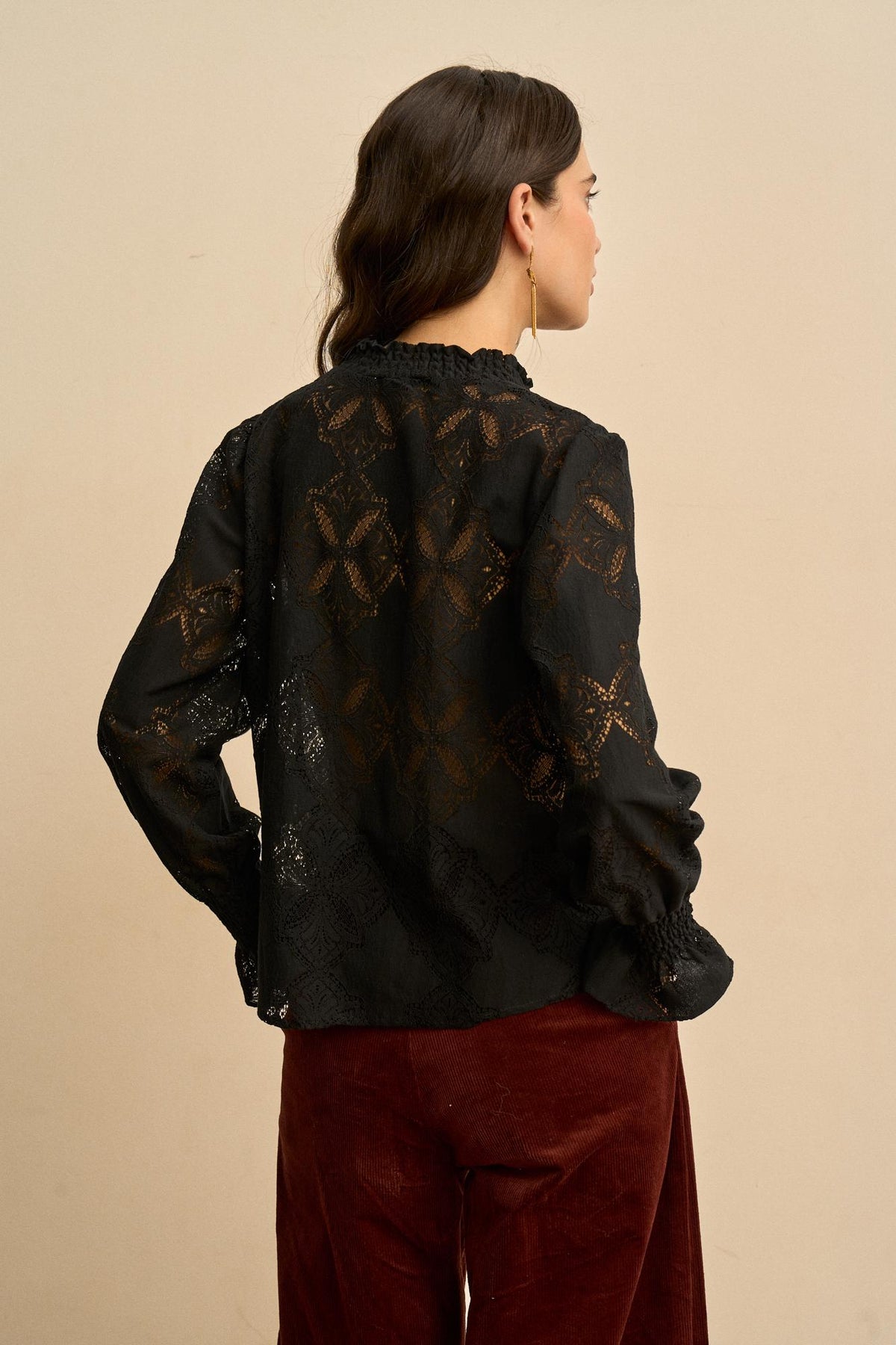 Blusa Encaje Floral Eudora