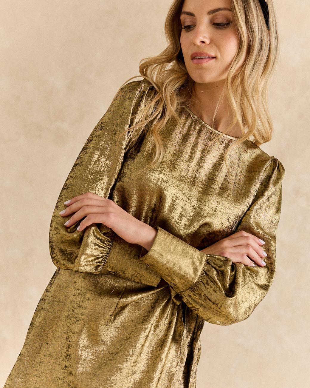 Vestido Dorado Melisa