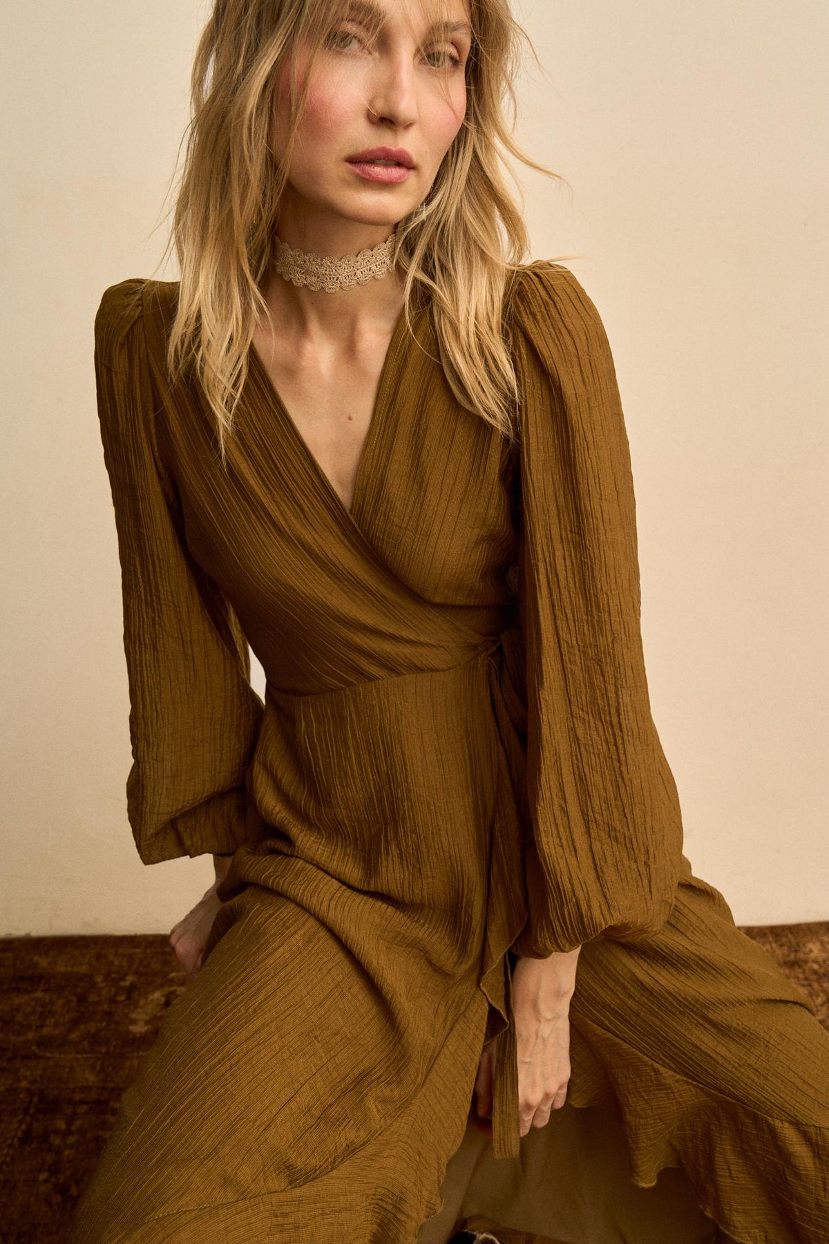 Vestido Bajo Escote Silvia