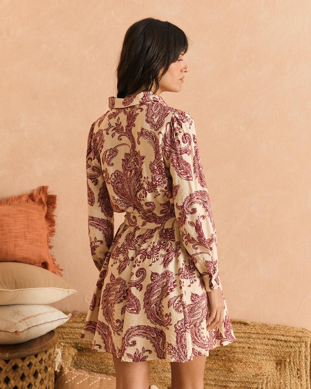 Vestido Corto Cerise