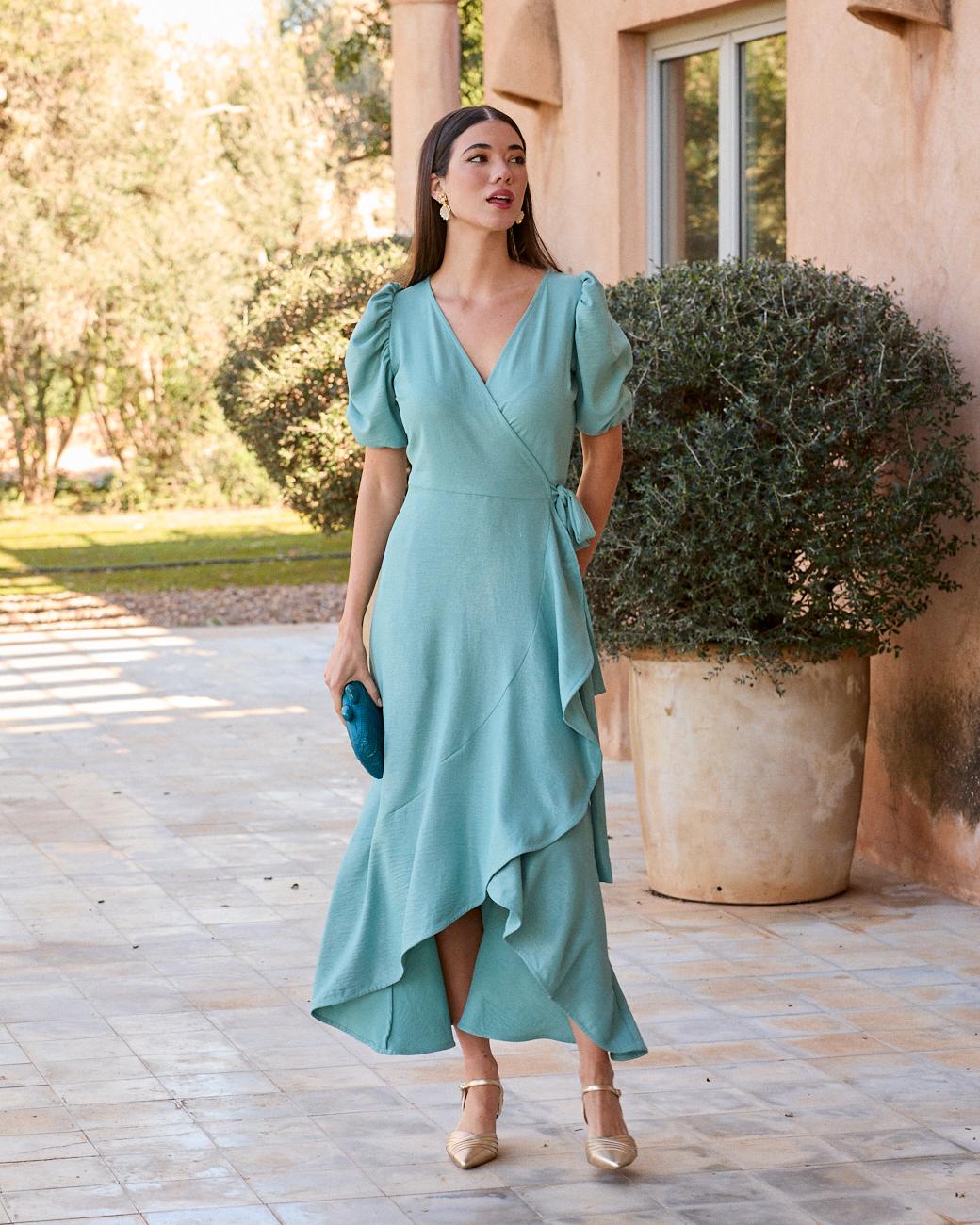 Vestido Mangas Leane