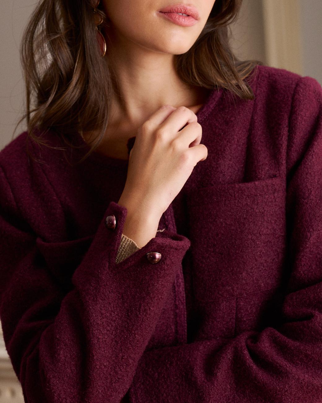 Chaqueta Burdeos Lorel