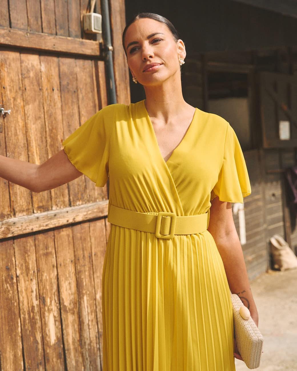 Vestido Plisado Elodi