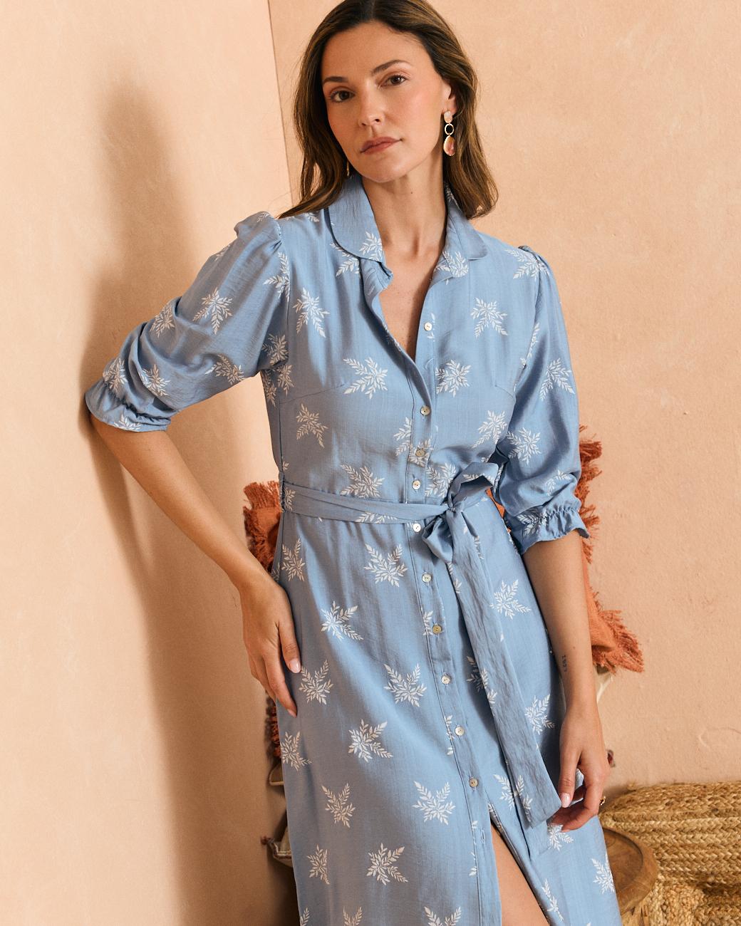 Vestido Celeste Virgi