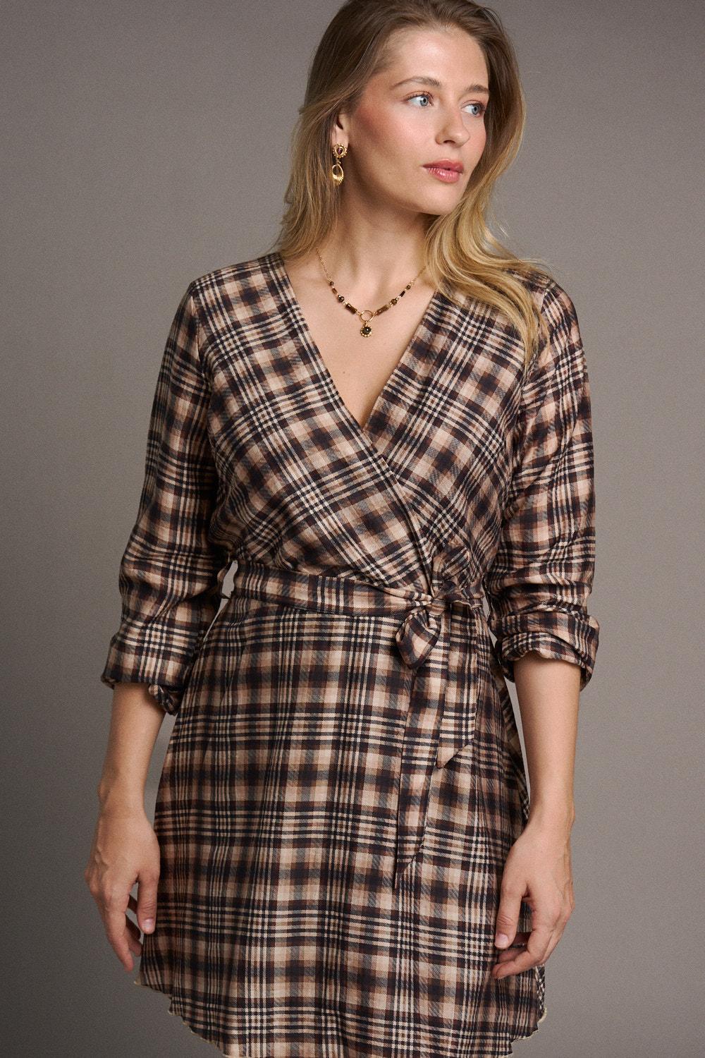 Vestido Cuadros Diane