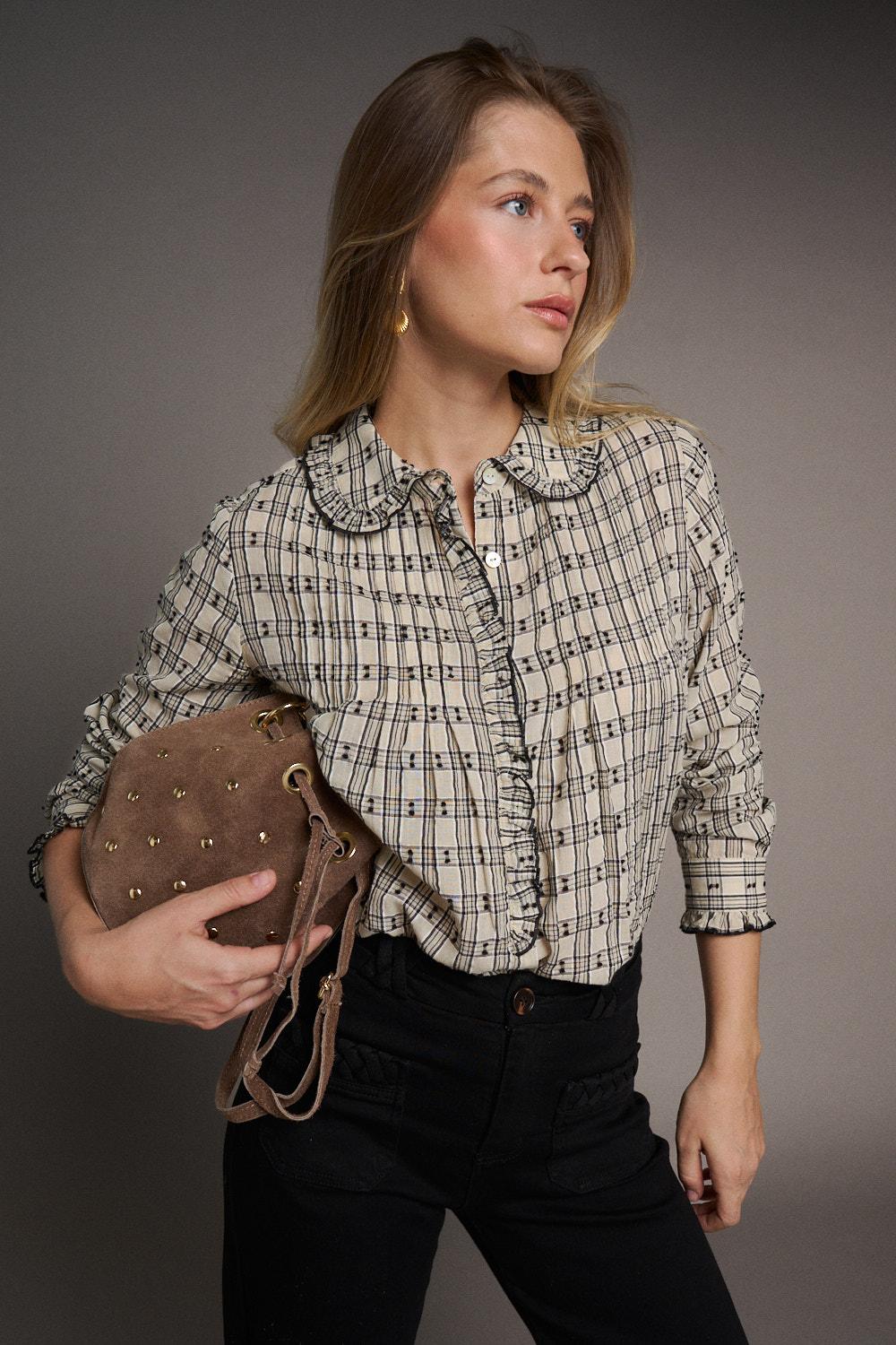 Blusa Cuadros Julia
