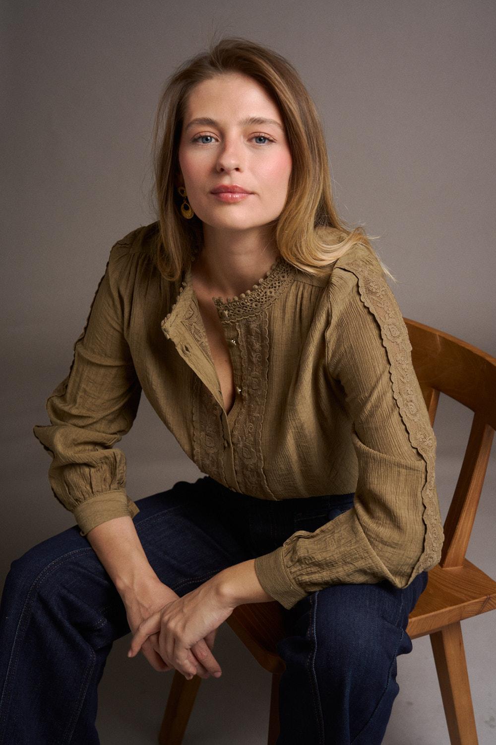 Camisa Puntilla Léonie