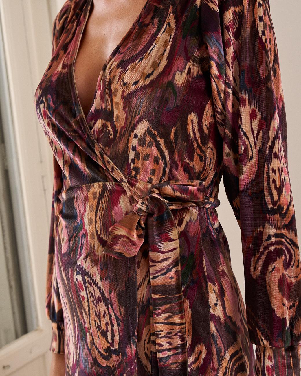 Vestido Estampado Paisley  Gianna