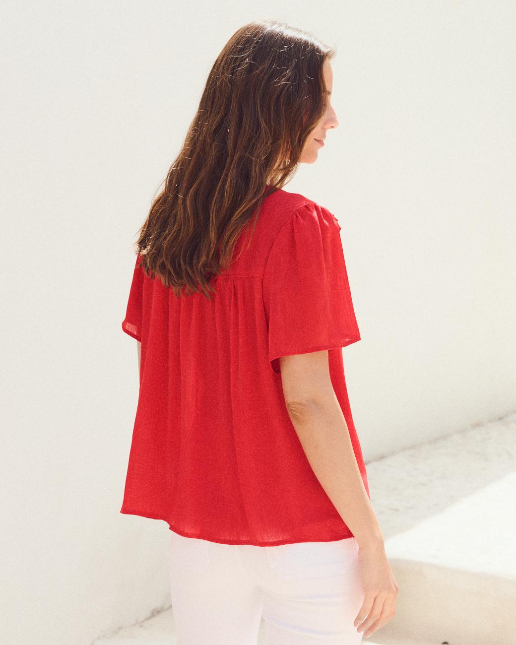 Blusa Roja Carmina