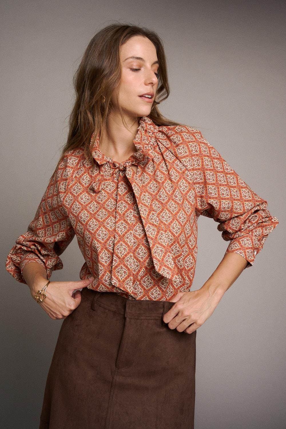 Blusa Lazada Estampado Floral