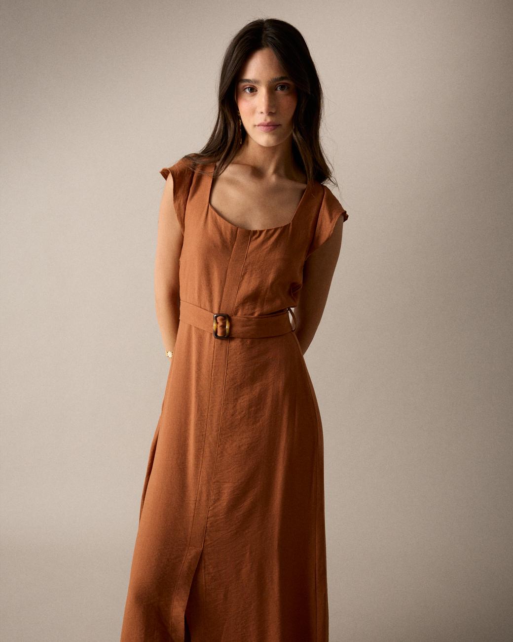 Vestido Marrón Lola