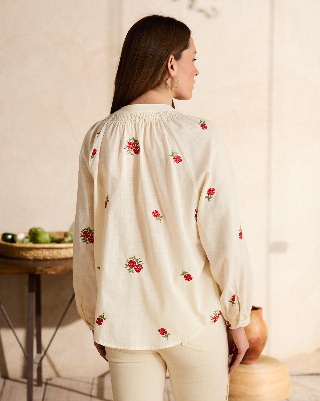 Camisa Flor Antía
