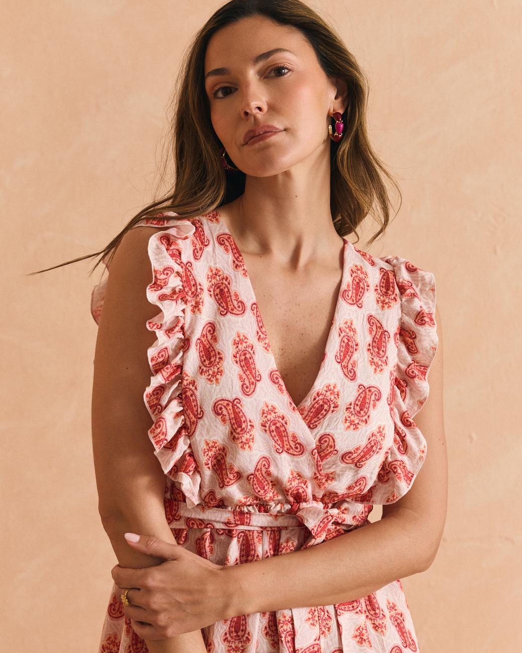 Vestido Motivos Coral