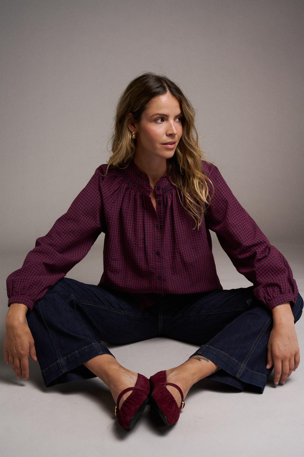 Blusa Vichy Colette