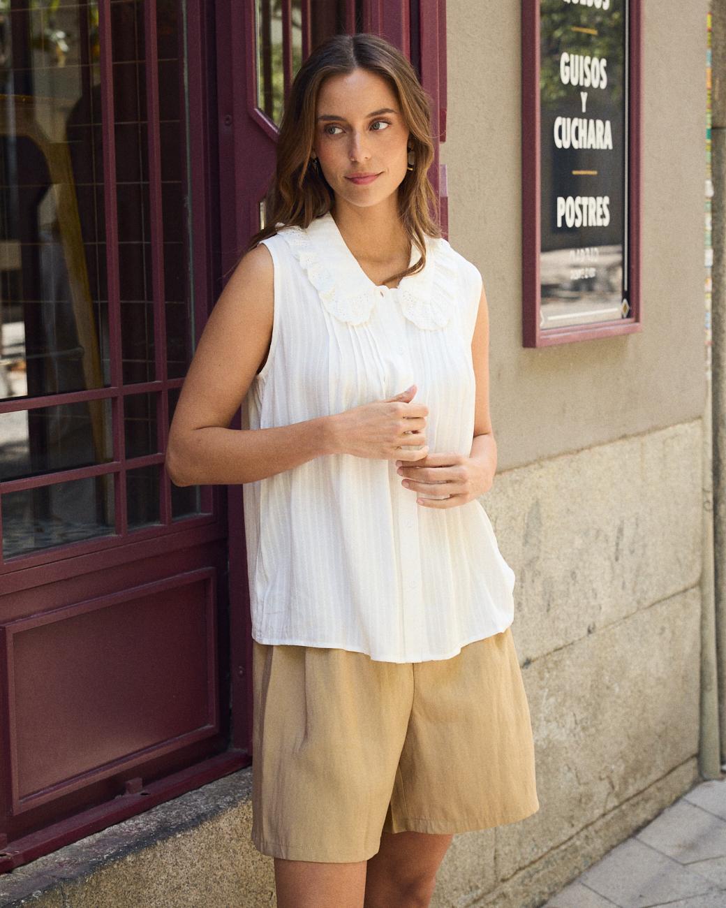 Camisa Cuello Bibi