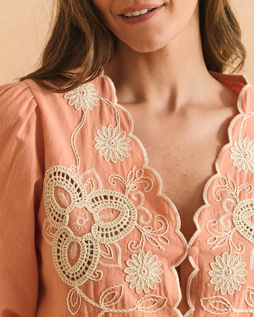 Camisa Bordados Flavia