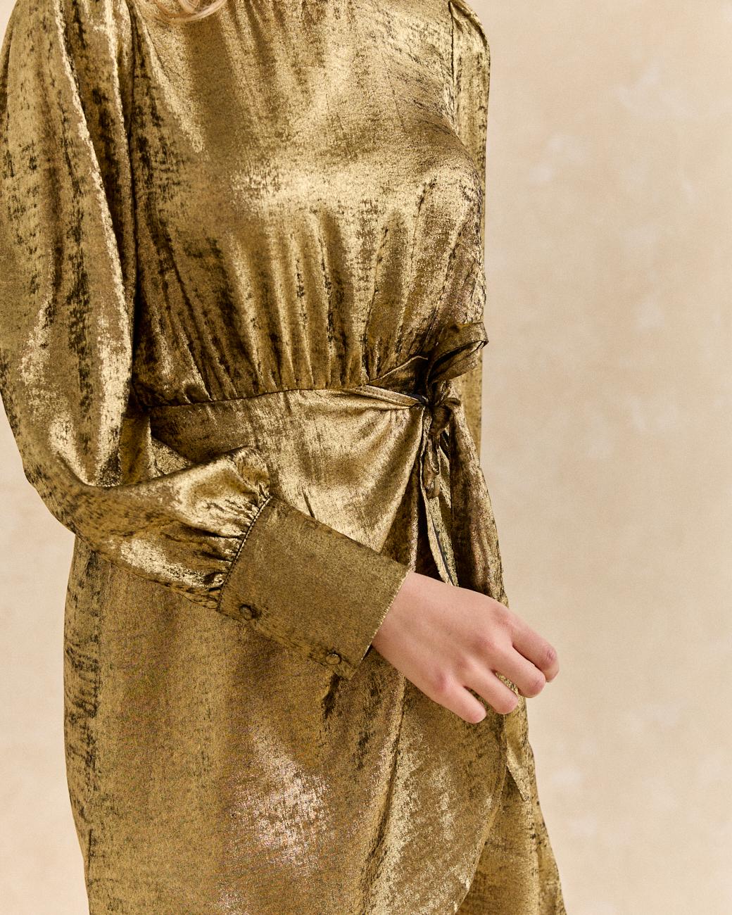Vestido Dorado Melisa