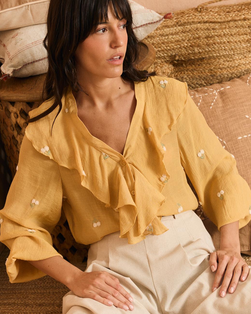 Camisa Volante Mayca