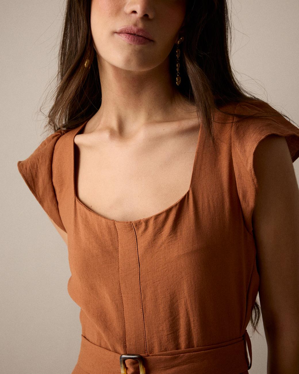 Vestido Marrón Lola