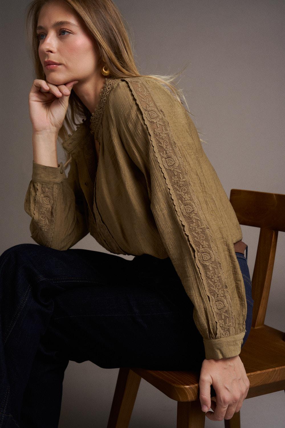 Camisa Puntilla Léonie