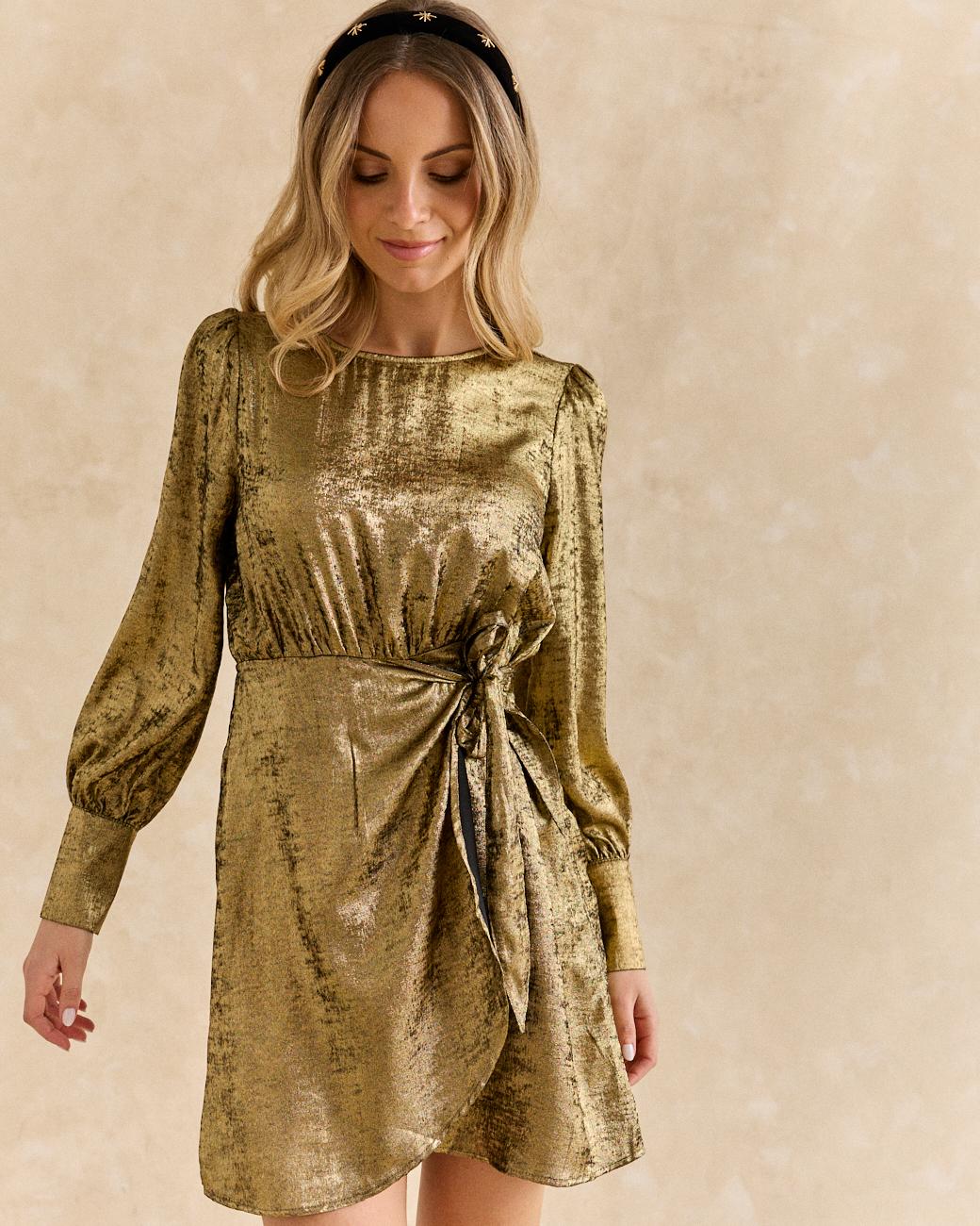 Vestido Dorado Melisa