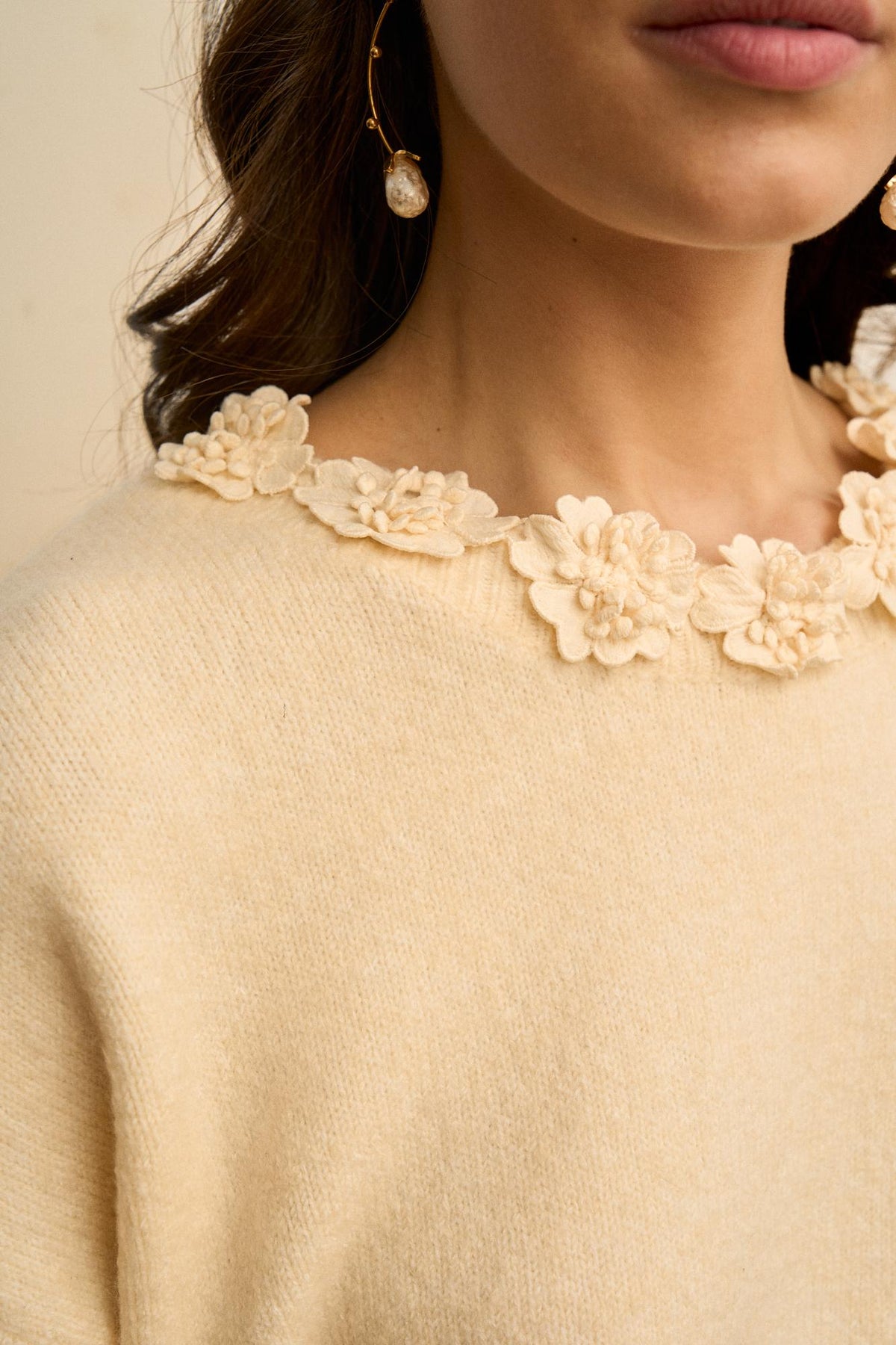 Jersey Flores Cuello Mélisande