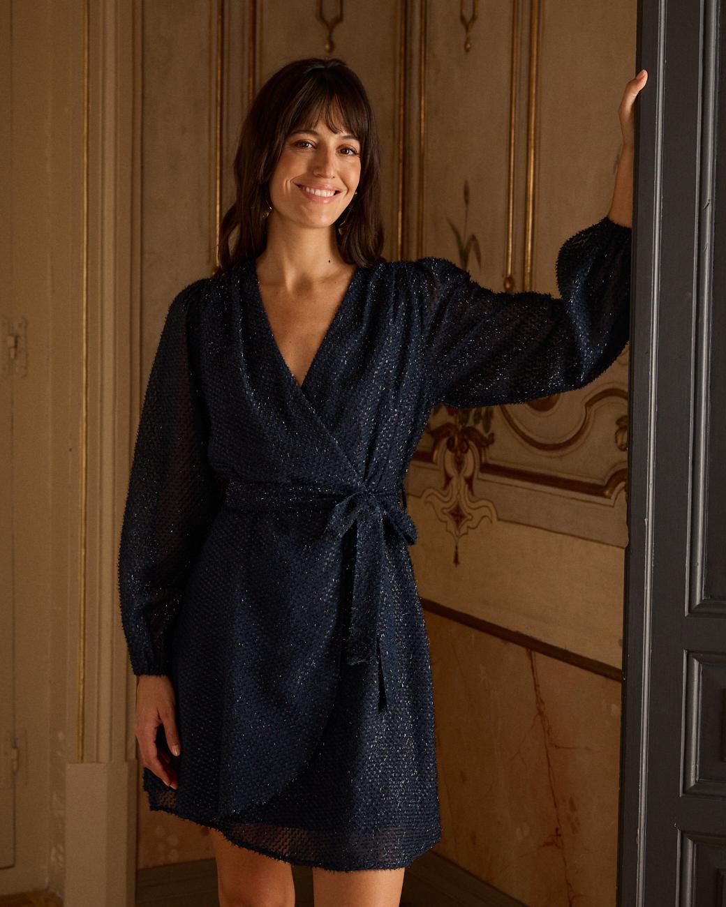 Vestido Corto Lurex Nerea