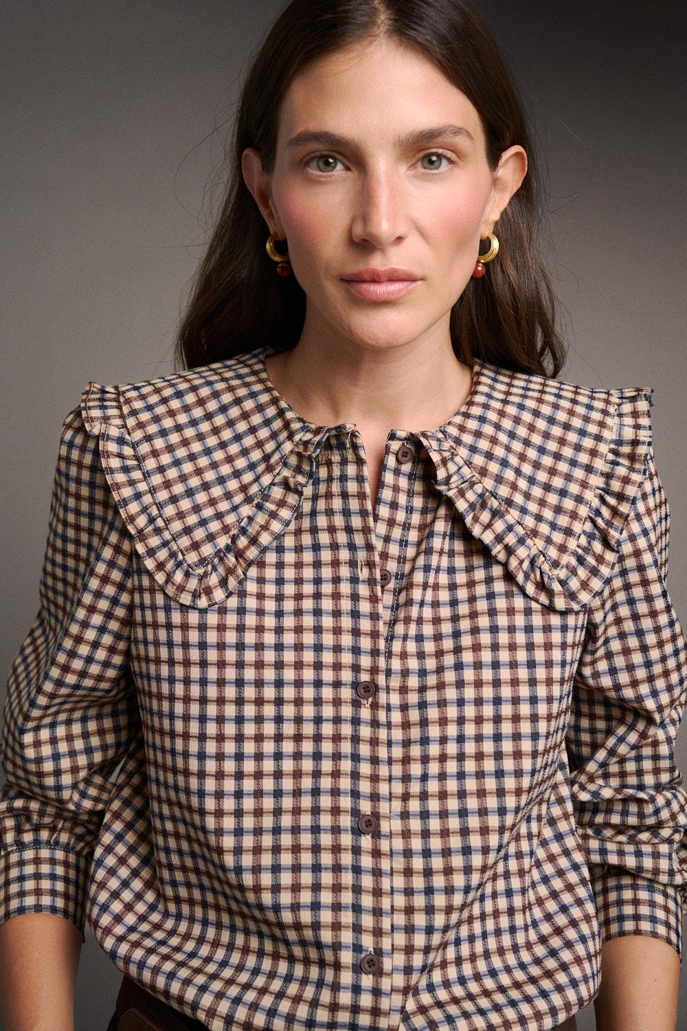 Blusa Cuadros Bérénice