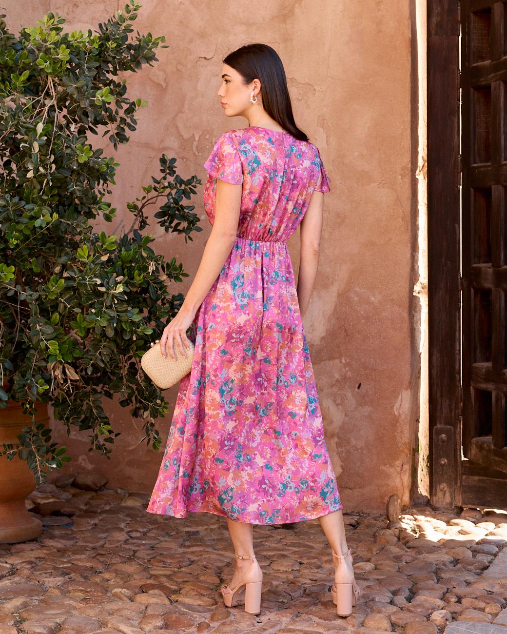 Vestido Estampado Delfina