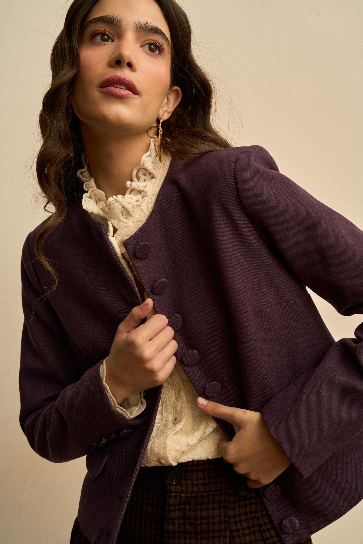 Chaqueta Cuello Redondo Esmée