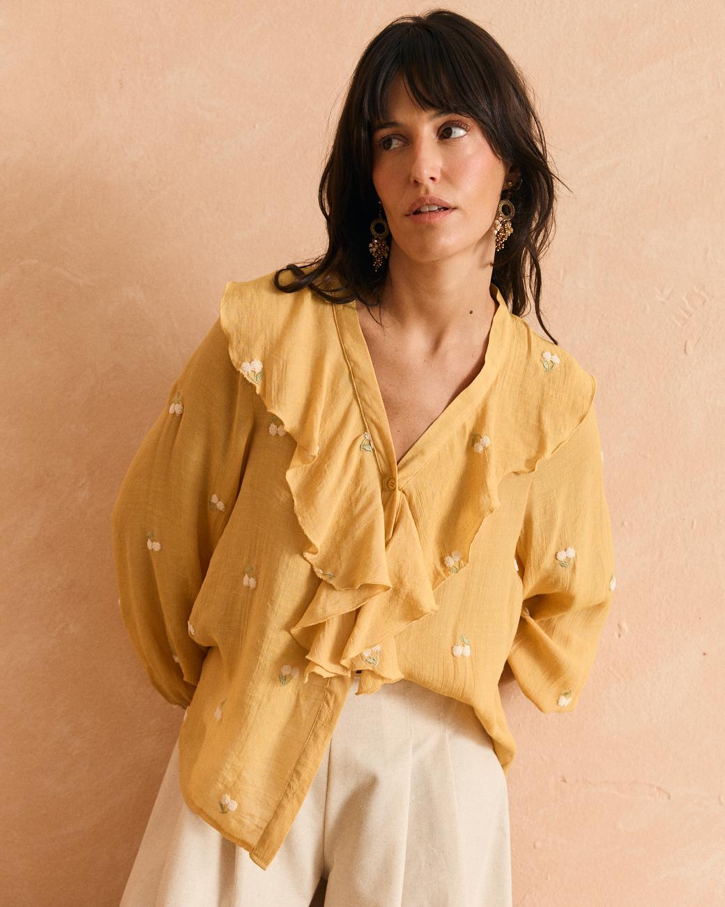 Camisa Volante Mayca
