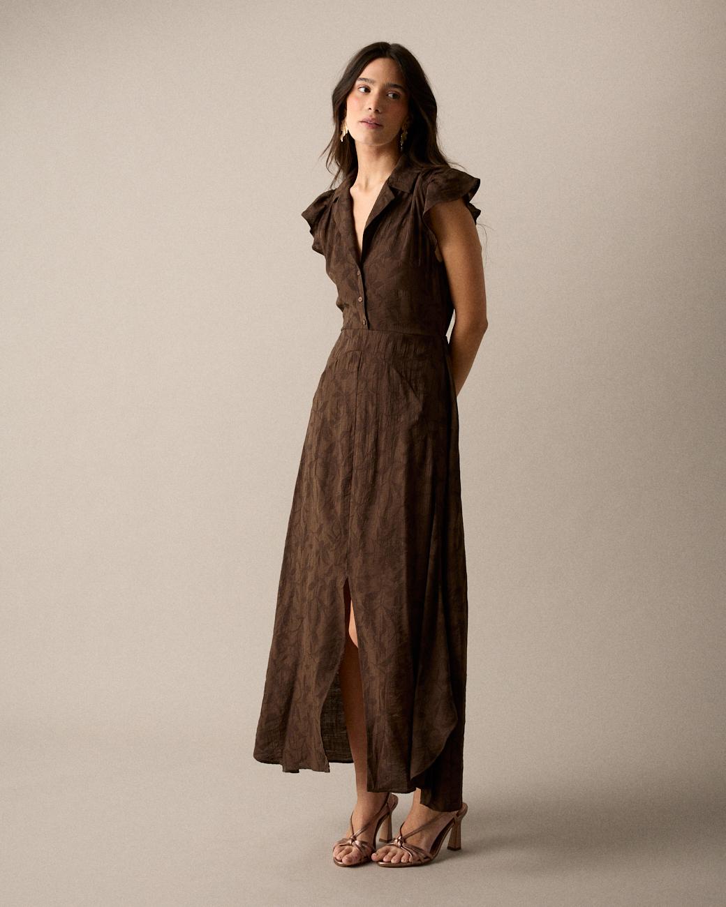 Vestido Marrón Eire